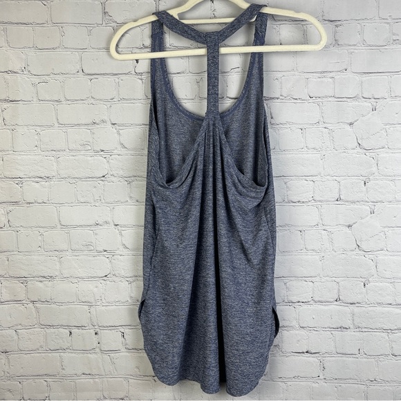 REEBOK gray logo workout racerback tank top, size L - Picture 4 of 12